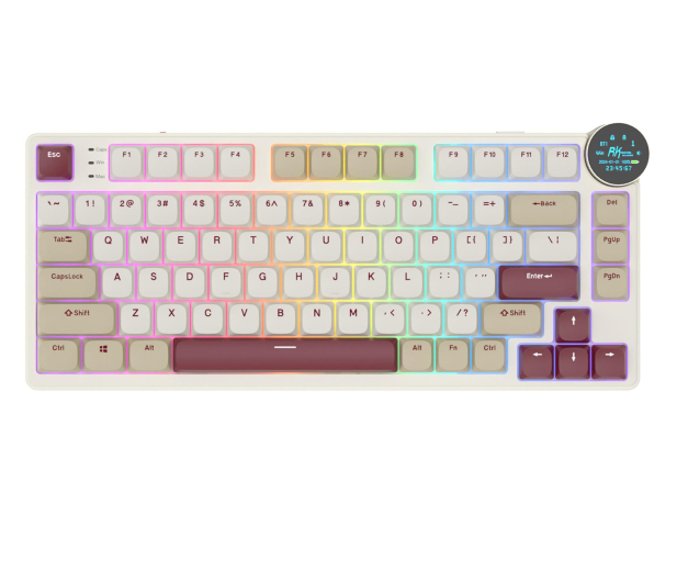 Royal Kludge RK N80 Rosy Clouds Red switch - 1455785 - zdjęcie